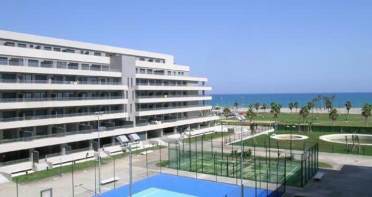 Apartamento Lujo, Primera Linea Playa, Garaje, Wifi, Piscina Climatizada Roquetas de Mar Exteriör bild