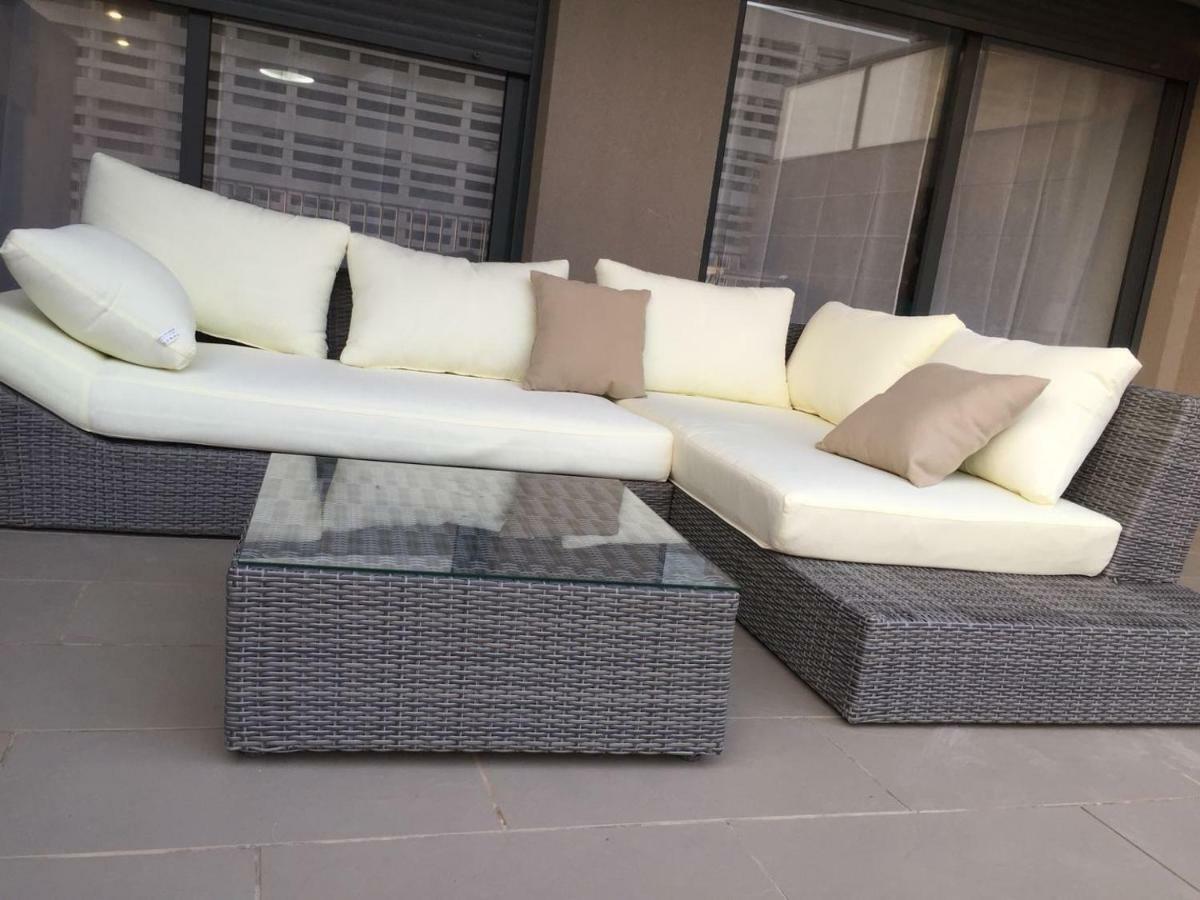 Apartamento Lujo, Primera Linea Playa, Garaje, Wifi, Piscina Climatizada Roquetas de Mar Exteriör bild