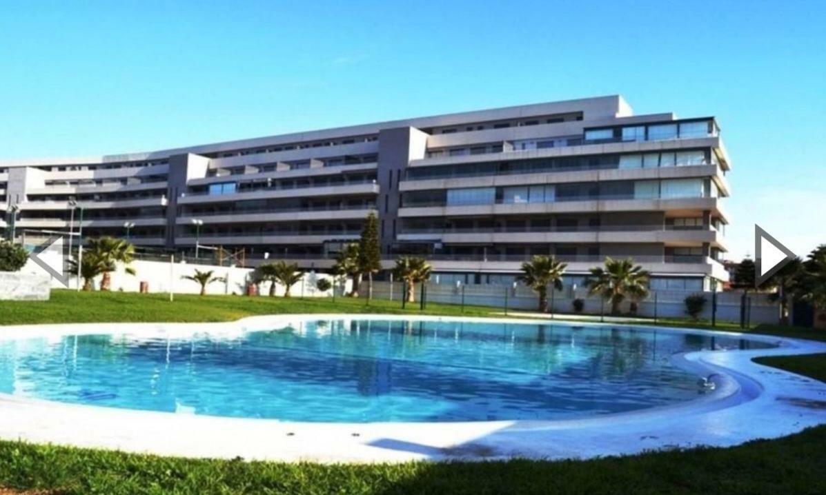 Apartamento Lujo, Primera Linea Playa, Garaje, Wifi, Piscina Climatizada Roquetas de Mar Exteriör bild